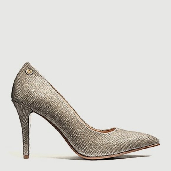 Coach Addie Pump Shoes Gold (NEW) - Picture 1 of 6